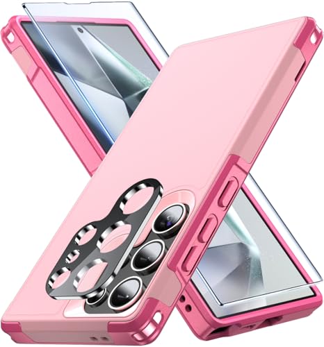 AEDILYS Samsung Galaxy S24 Ultra Case Slim Heavy Duty Protection - Pink Like New