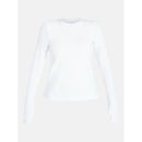 AVIA WOMEN'S SOFTSCULPT TEE WITH LONG SLEEVES - SIZE: WOMEN 2XL - VIVID WHITE - Brand New