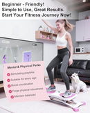 HOPHORSE BALANCE BOARD FOR ADULTS SKI SIMULATOR BALANCE BOARD - WHITE/PINK - Like New