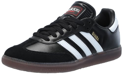 IH6000 ADIDAS UNISEX-ADULT SAMBA INDOOR WOMEN BLACK/WHITE/VIVID RED SIZE 6 - Brand New