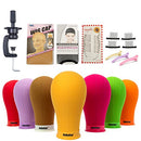 Wig Canvas Block-Head for Making Wigs Display 22'', Yellow - Brand New