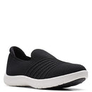 CLARKS WOMEN'S ADELLA STEP SNEAKER SIZE: WOMEN 8.5 BLACK/WHITE - Like New