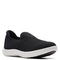 CLARKS WOMEN'S ADELLA STEP SNEAKER SIZE: WOMEN 8.5 BLACK/WHITE - Like New