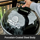 BROIL KING 401010 KETTLE 22.5-IN CHARCOAL GRILL IN BLACK - BLACK - Like New