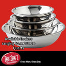 TableCraft 830 Stainless Steel Mixing Bowl 20 Qt Lightweight and Durable Silver - Brand New