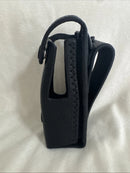 MOTOROLA OEM LEATHER HOLSTER NTN8381C SWIVEL - BLACK - Like New