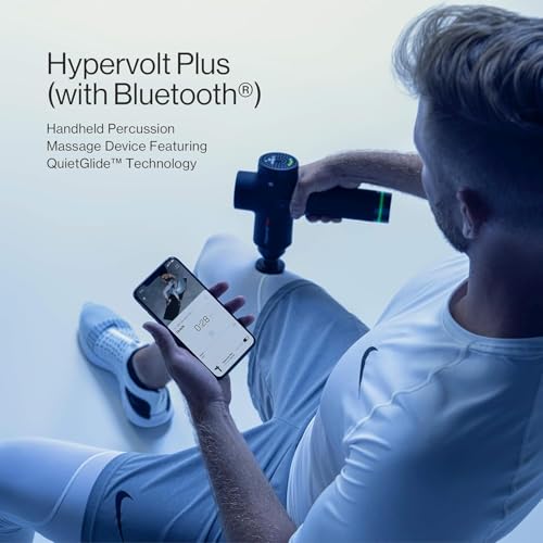 HYPERYICE HYPERVOLT PLUS, GLIDE TECHNOLOGY, 3 SPEEDS, HANDHELD - BLACK - Like New