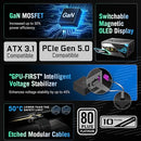 ASUS ROG THOR 1000W PLATINUM III PSU 80 PLUS PLATINUM CERTIFIED - BLACK - Like New