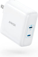 Anker Mac Book Pro Charger 100W Fast Charger 2 Port Power Adapter - WHITE - Like New