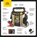 STANLEY FATMAX 700 PEAK AMP JUMP STARTER PORTABLE POWER TRIPLE 15W - BLACK - Like New