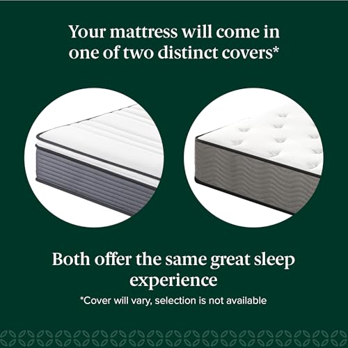 Zinus 10" Inch True Support Hybrid Mattress [New Version] Queen Fiberglass Free - Brand New