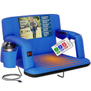 ALPCOUR HEATED RECLINING STADIUM SEAT 24" EXTRA-WIDE BLEACHER CHAIR - ROYAL BLUE - Like New