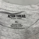 ACTION THREAD APARREL LONG SLEEVE TEE SWEATER MENS - SIZE: XL - GRAY - Brand New