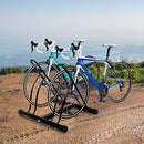 Goplus® Two Bicycle Bike Stand Rack Cycling Rack Floor Storage Organizer - NEW - Brand New