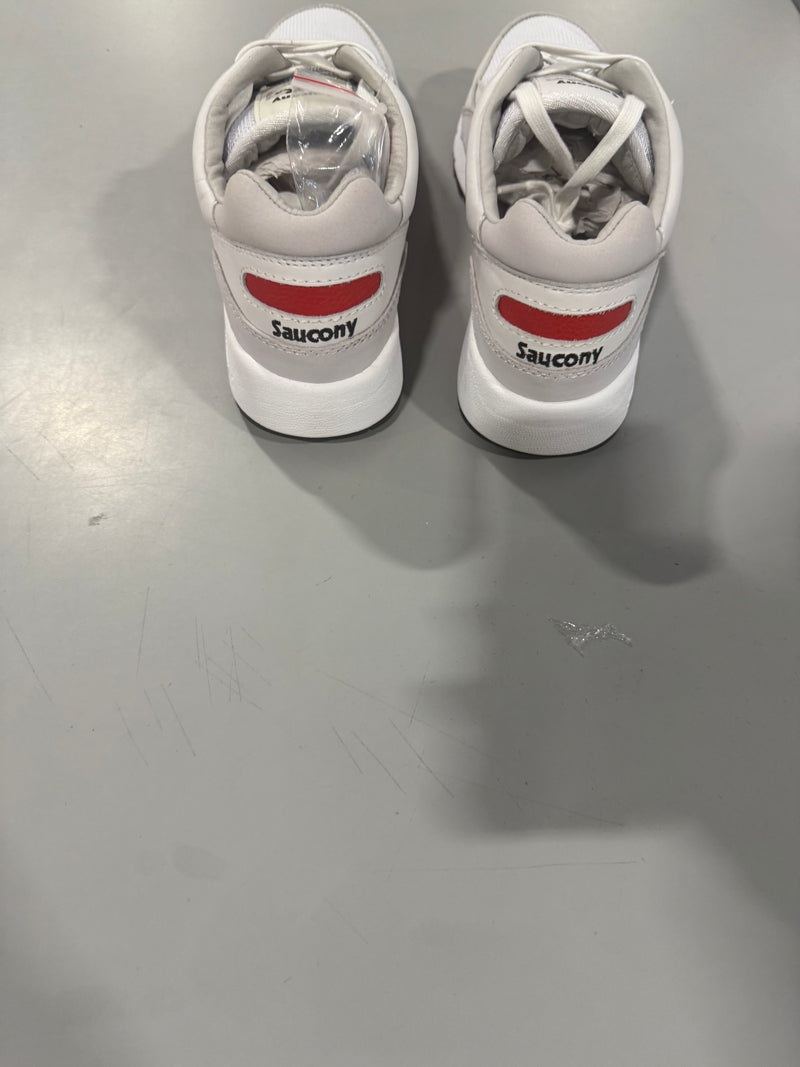 SAUCONY ORIGINALS SHADOW 6000 PREMIUM - SIZE: MEN 9.5 - WHITE/RED - Like New