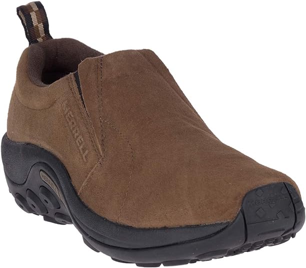 Merrell Men's Jungle Moc Kinetic Fit Slip on Shoes - SIZE 11.5 MENS - DARK EARTH - Like New