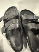 BIRKENSTOCK ARIZONA ESSENTIALS EVA SANDALS - SIZE: MEN 10 - BLACK - Like New