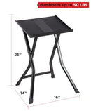 POWERBLOCK SMALL COMPACT STAND DUMBBELL RACK WEIGHT RACK 600-00139-00 - BLACK - Like New