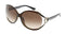 Salvatore Ferragamo Oval Sunglasses SF600S 220 Brown/Gold 61mm 600 - Like New