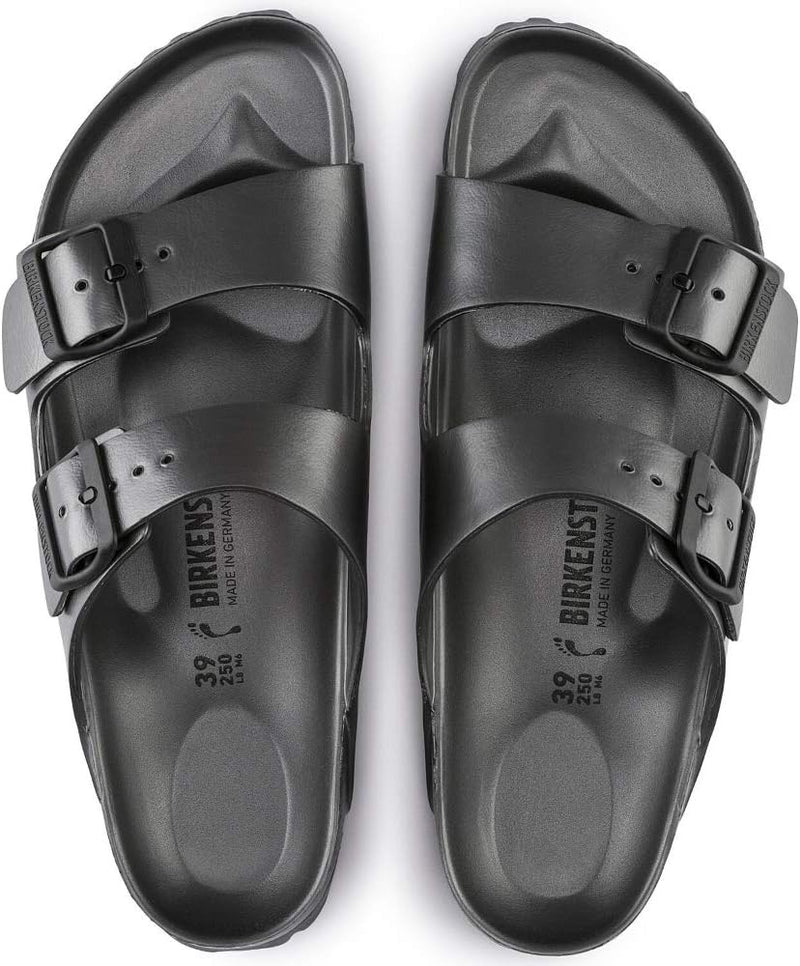 BIRKENSTOCK WOMEN'S SANDALS MAYARI KID WHITE BF N - SIZE: WOMEN 11 - ANTHRACITE - Like New