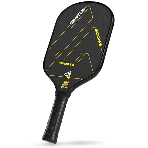 GENTLE BOOMS SPORTS GBS PICKLEBALL PADDLE 3K RAW T700 CARBON FIBER 14MM - Like New