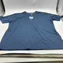 CHEROKEE MENS HENLEY TEE - SIZE: MEN L - NAVY BLAZER MELANGE - Brand New