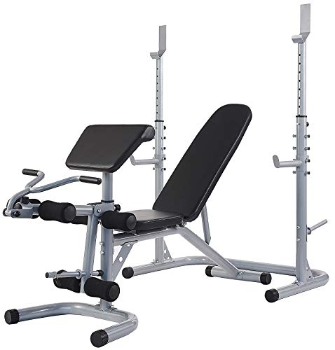 SPORZON! SPORZON! MULTIFUNCTIONAL WORKOUT STATION OLYMPIC BENCH - Scratch & Dent