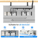 KIGJU UNDER DESK CABLE MANAGEMENT TRAY 30" CORD ORGANIZER LXQ-03 - GREY - Like New