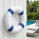 20 Inch / 50cm Pool Safety Life Preserver Throw Ring Buoy - B0B2JLHL9R - Brand New