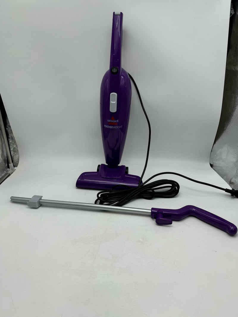 BISSELL FEATHERWEIGHT STICK LIGHTWEIGHT BAGLESS VACUUM - PURPLE Like New