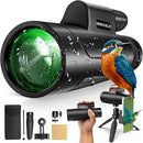 Asacam 80x100 Monocular Telescope High Powered for Smartphone HD - BLACK - Like New