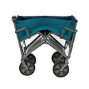 MAC SPORTS DOUBLE DECKER WAGONS CARTS HEAVY DUTY FOLDABLE OUTDOOR DF-100 - TEAL - Like New