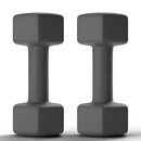GRETERST GRETERST DUMBBELLS SET RUBBER COATED HEX HAND WEIGHTS EXERCISE - Like New