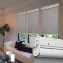 Motorized Blinds No Drill Automatic Blinds Shades Electric Blinds 45 x 72 - Grey - Brand New