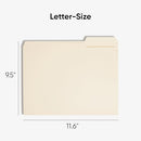 Smead File Folders Letter Sized, 1/3-Cut Tab, Assorted Positions, 100 Boxes - Brand New
