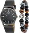 Gianello Jewelry Sets Watch + Bracelet Combo - Black Watch Multi Color Bracelet Like New