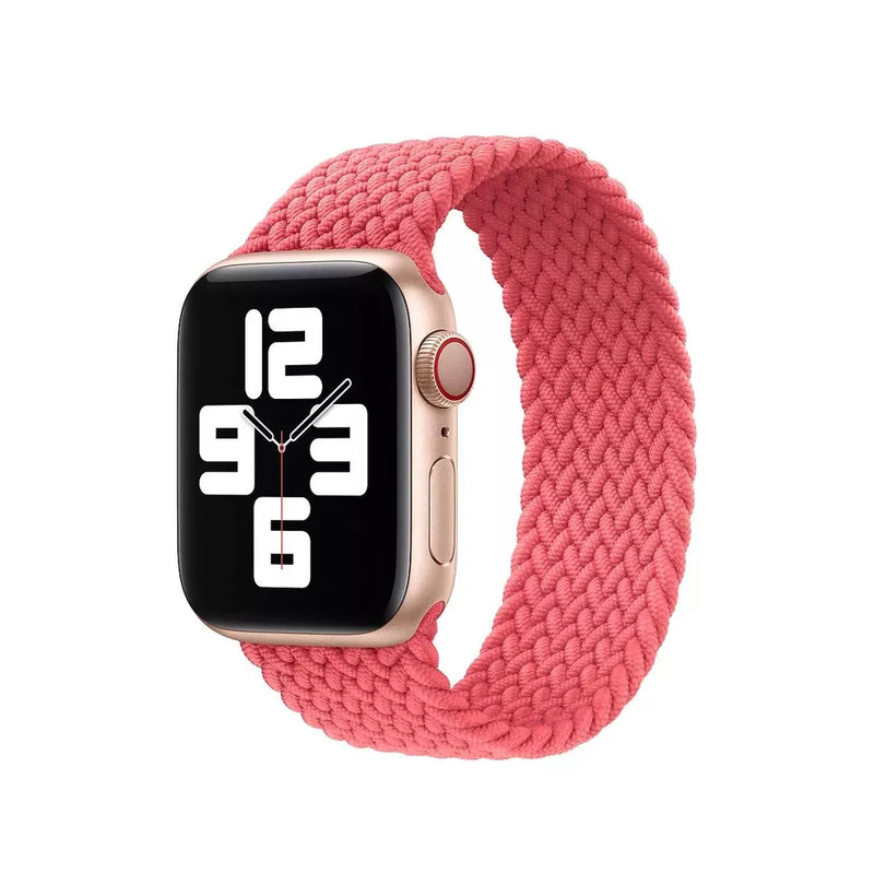 APPLE WATCH BRAIDED SOLO LOOP 44MM SIZE 6 - PINK PUNCH - Brand New