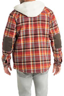 Legendary Whitetails Men's Camp Night Berber Lined Hooded Flannel Shirt Jacket - Brand New
