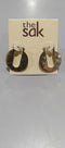 THE SAK SMALL CUT OUT HOOP EARRINGS - GOLD - Brand New