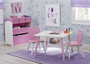 DELTA CHILDREN 4-PIECE TODDLER PLAYROOM SET PINK/WHITE 99606GN-1176 - Brand New