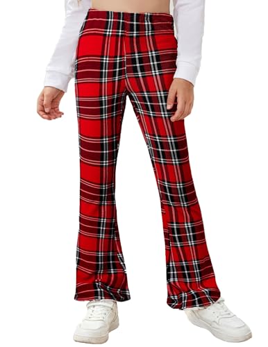 Arshiner Girls Print Flare Leggings Kids Elastic High Waisted Yoga Pants - Like New