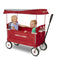 RADIO FLYER 3-IN-1 EZ FOLD WAGON WITH CANOPY, SEAT BELTS - RED - Scratch & Dent