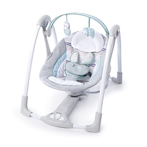 Ingenuity Compact Lightweight Portable Baby Swing, 0-9 Months - Abernathy - Like New