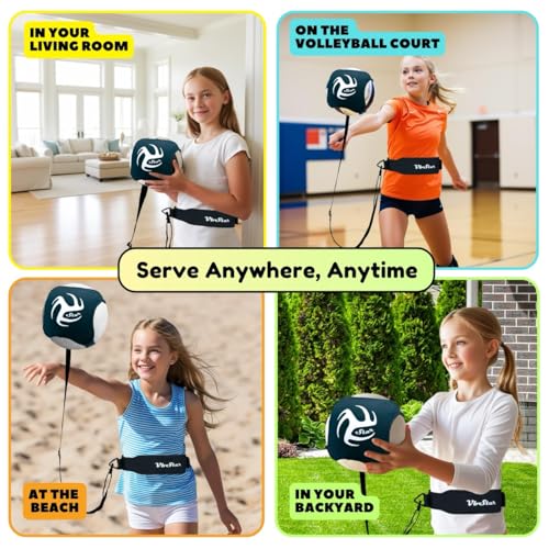VBSTAR VOLLEYBALL TRAINING EQUIPMENT AID PRACTICE YOUR SERVING SETTING & SPIKING - Like New