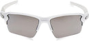 OAKLEY Flak 2.0 XL Rectangular Sunglasses - Prizm Black Polarized/Polished White - Like New