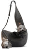 NOAH PAW DOG SLING CARRIER SMALL DOGS 5-18LB DOG-CARRIER PADDED STRAP - BLACK - Brand New