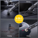 EDERFUN Cordless Handheld Car Vacuum, 16000PA 2-in-1 Blow & Suction - Gray - Like New