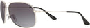 Ray-Ban RB3267 Silver with Grey Fade Lens 64mm Sunglasses - Like New