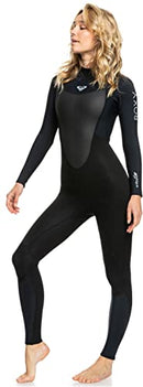 Roxy Womens 5/4/3 Prologue Back Zip GBS Wetsuit - Black | 4 - Brand New