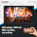 OGASAMI WIRELESS APPLE CARPLAY ANDROID AUTO PORTABLE CAR STEREO 7” - BLACK - Like New